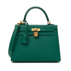 Hermes Vert Jade Kelly Sellier 25 Epsom Gold Hardware