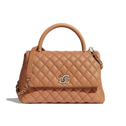 Chanel Large Flap Bag With Top Handle