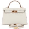 Hermes Kelly Sellier 20 Mushroom Ch??Vre Gold Hardware