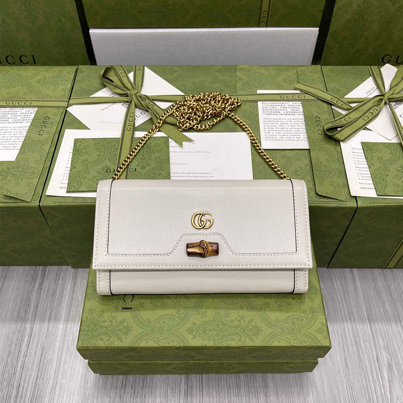 Gucci Diana chain wallet with bamboo - Image 2