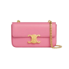 Celine Chain Shoulder Bag Triomphe In Triomphe Canvas Pink 197993Bf25Fo