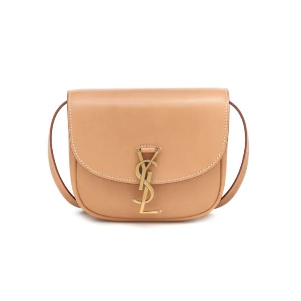 Saint Laurent Kaia Small Smooth Leather Beige
