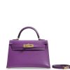 Hermès Kelly 25 Sellier Anemone Epsom Palladium Hardware