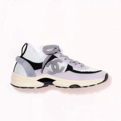 Chanel Low Top Trainer Sneakers Purple G38750