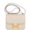 H Handbags Constance 1-18 Craie Epsom Gold Hardware