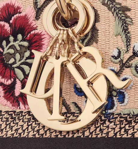 Lady D-Lite Bag Natural With Dior - Image 5