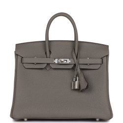 Hermes Birkin 30 Gris Meyer Togo Palladium Hardware