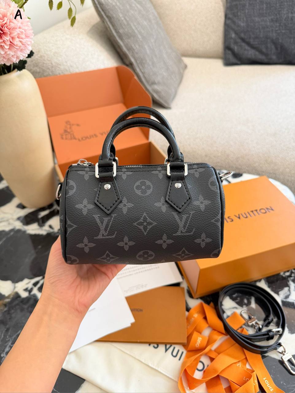 Louis Vuitton Nano Speedy Bag - Image 10