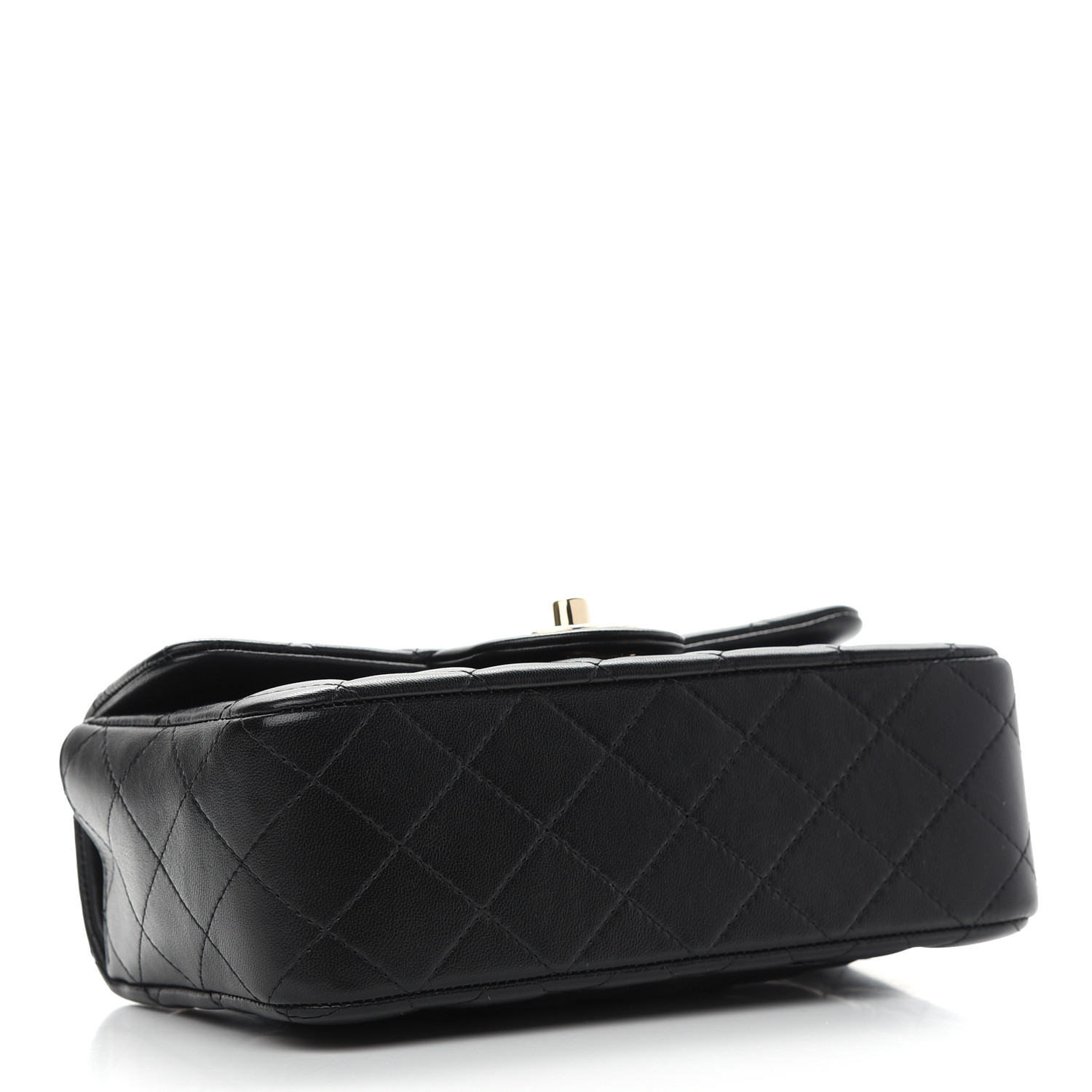 Mini Top Handle Flap In Black - Image 5