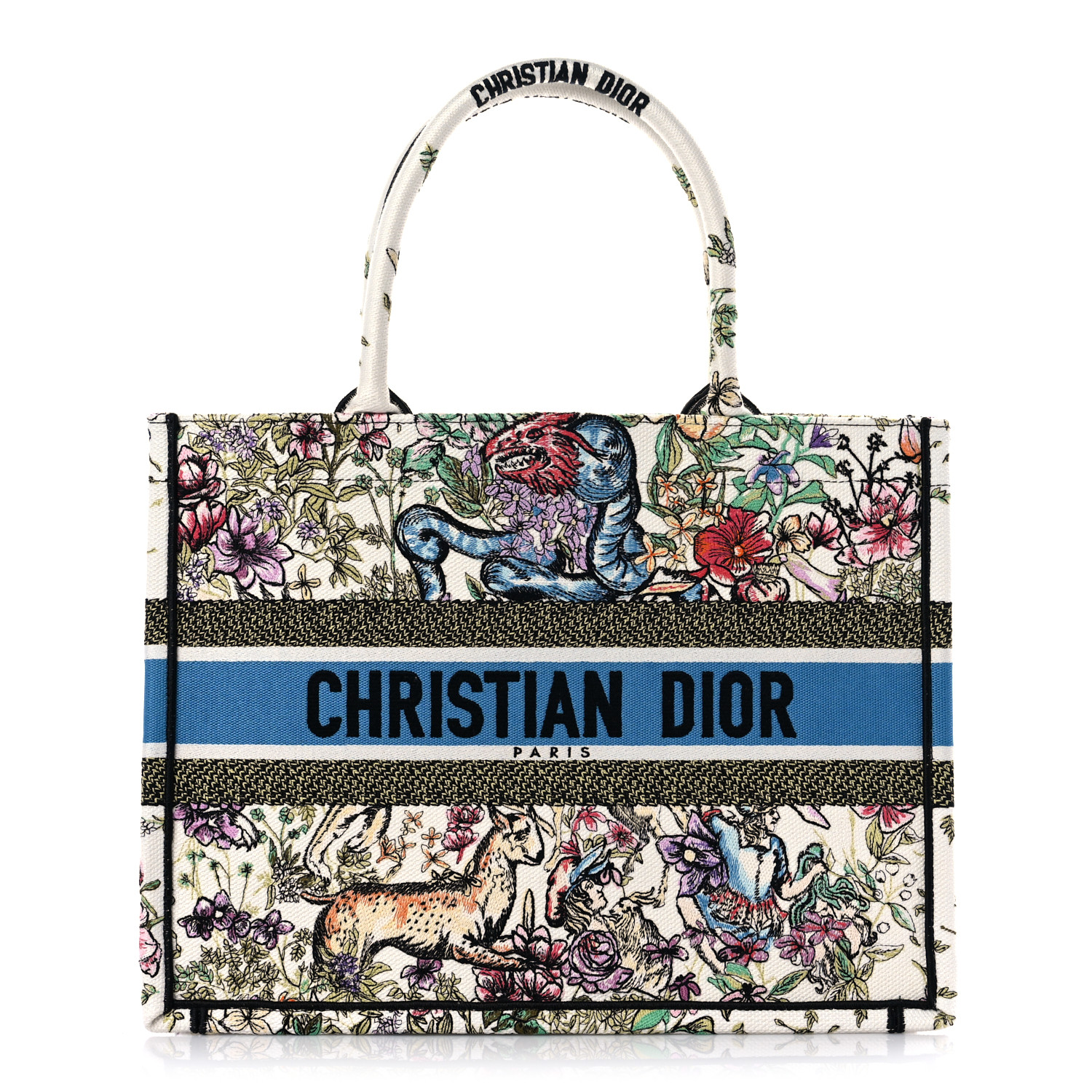 Christian Dior Book Tote Latte