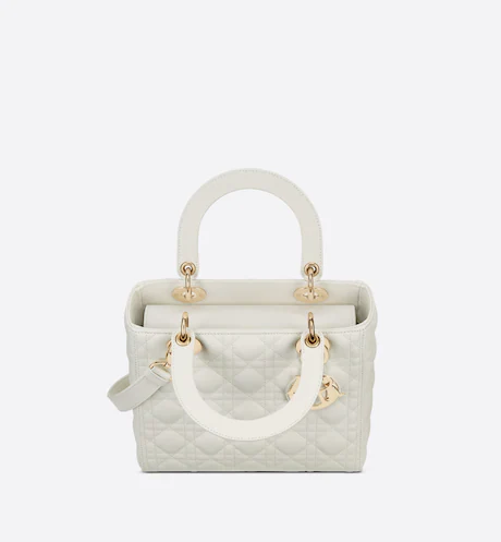 Medium Lady Dior Bag Latte - Image 3