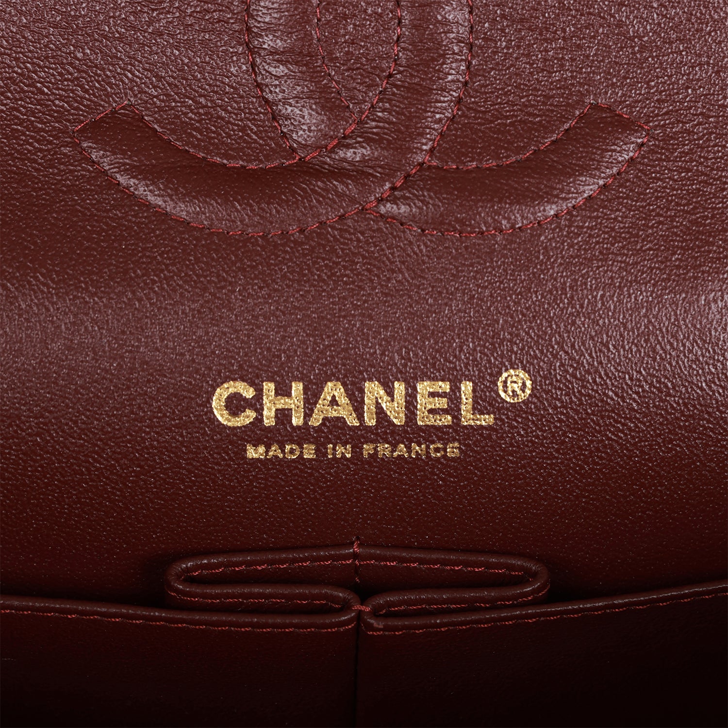 Medium Classic Double Flap Bag Black Caviar Gold Hardware - Image 7