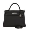 Hermes Kelly Retourne 28Cm Black Togo Palladium Hardware