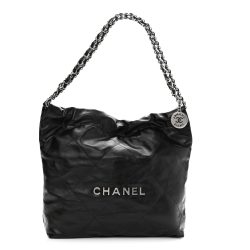 Chanel 22 Small Handbag Shiny Calfskin