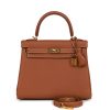 Hermes Kelly Retourne 25 Gold Togo Gold Hardware