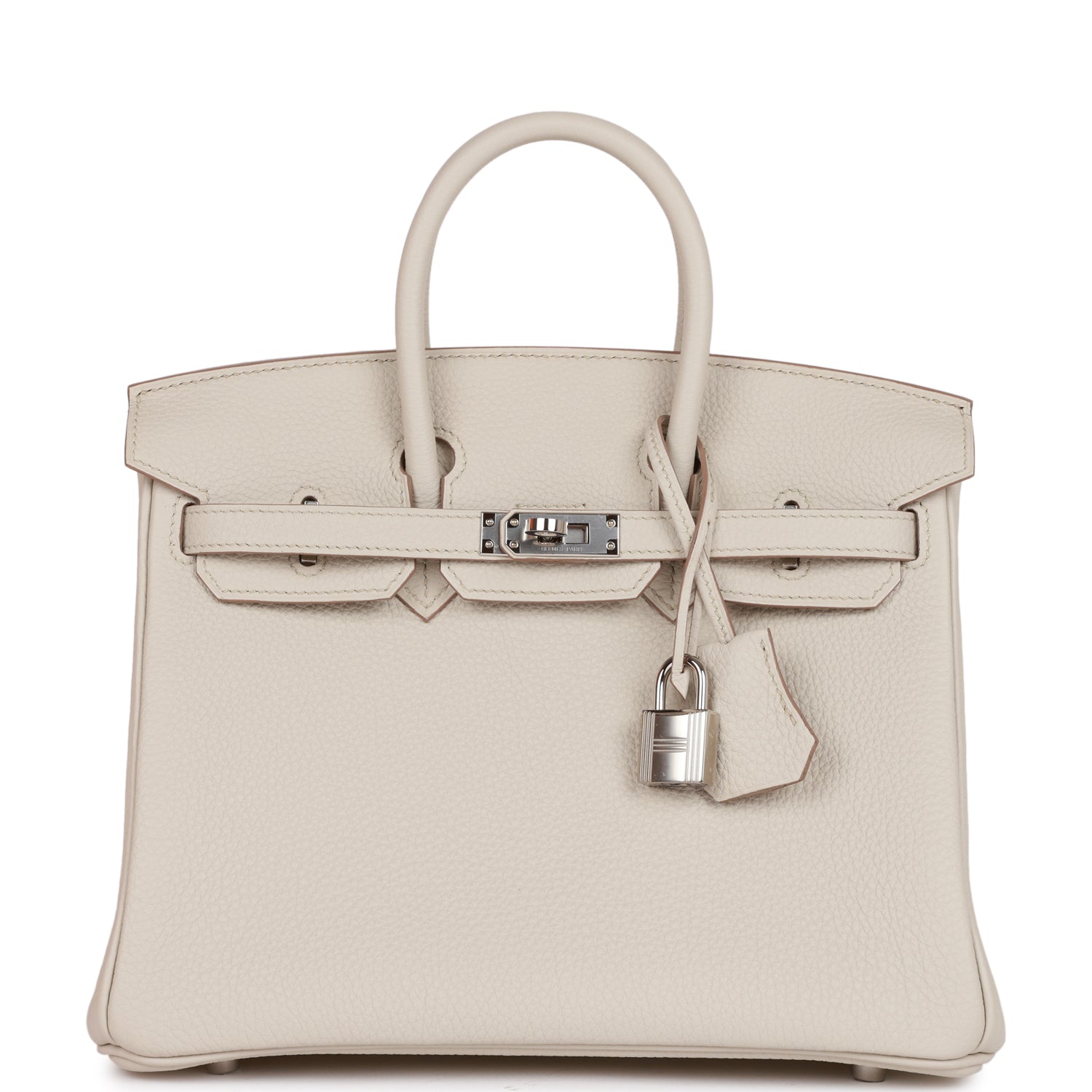 Hermes Birkin 25 Beton Togo Palladium Hardware