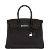 H Handbags Birkin 30 Black Togo Palladium Hardware