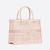 Dior Book Tote Pink Toile De  (36 X 27.5 X 16.5 Cm)
