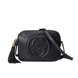 Gucci Soho Small Leather Disco Bag Black 308364 A7M0G 1000