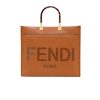 Fendi Sunshine Large Brown Leather Shopper 40Cm 8Bh372Abvlf0Pwz