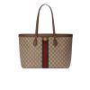 Gucci Ophidia Medium Tote Bag Beige And Ebony 631685 96Iwb 8745