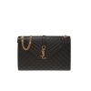 Saint Laurent Envelope Large Bag In Mix Matelasse Grain De Poudre Embossed Black Gold 31Cm 600166Bow911000