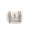 Saint Laurent Loulou Small Chain Bag In Matelasse Y Leather White Silver 23Cm 494699Dv7269207