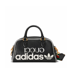 Gucci X Adidas Mini Duffle Bag Black 31.5Cm 702397 U3Zct 8726