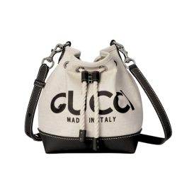 Gucci Shoulder Bag With Gucci Print Black 23Cm