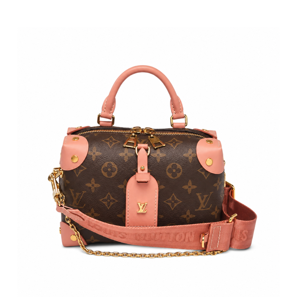 Louis Vuitton Peptite Malle Souple Peach 20Cm M45531