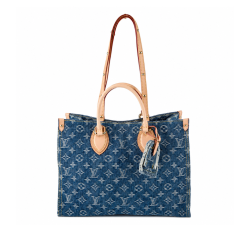 Louis Vuitton 2024 Monogram Denim OnTheGo MM Tote Bag