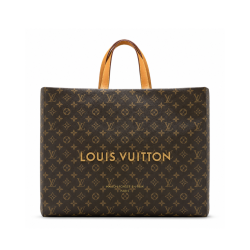 Louis Vuitton Shopper Tote Mm Monogram Brown 40Cm