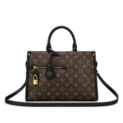 Louis Vuitton Popincourt Mm Tote Bag Monogram Canvas Black M43435