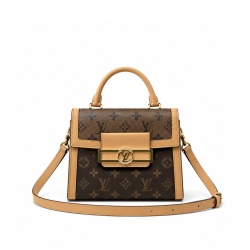 Louis Vuitton Dauphine Capitale Bag Brown 21Cm M46751