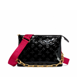 Louis Vuitton Coussin Pm Bag Black Red 26Cm