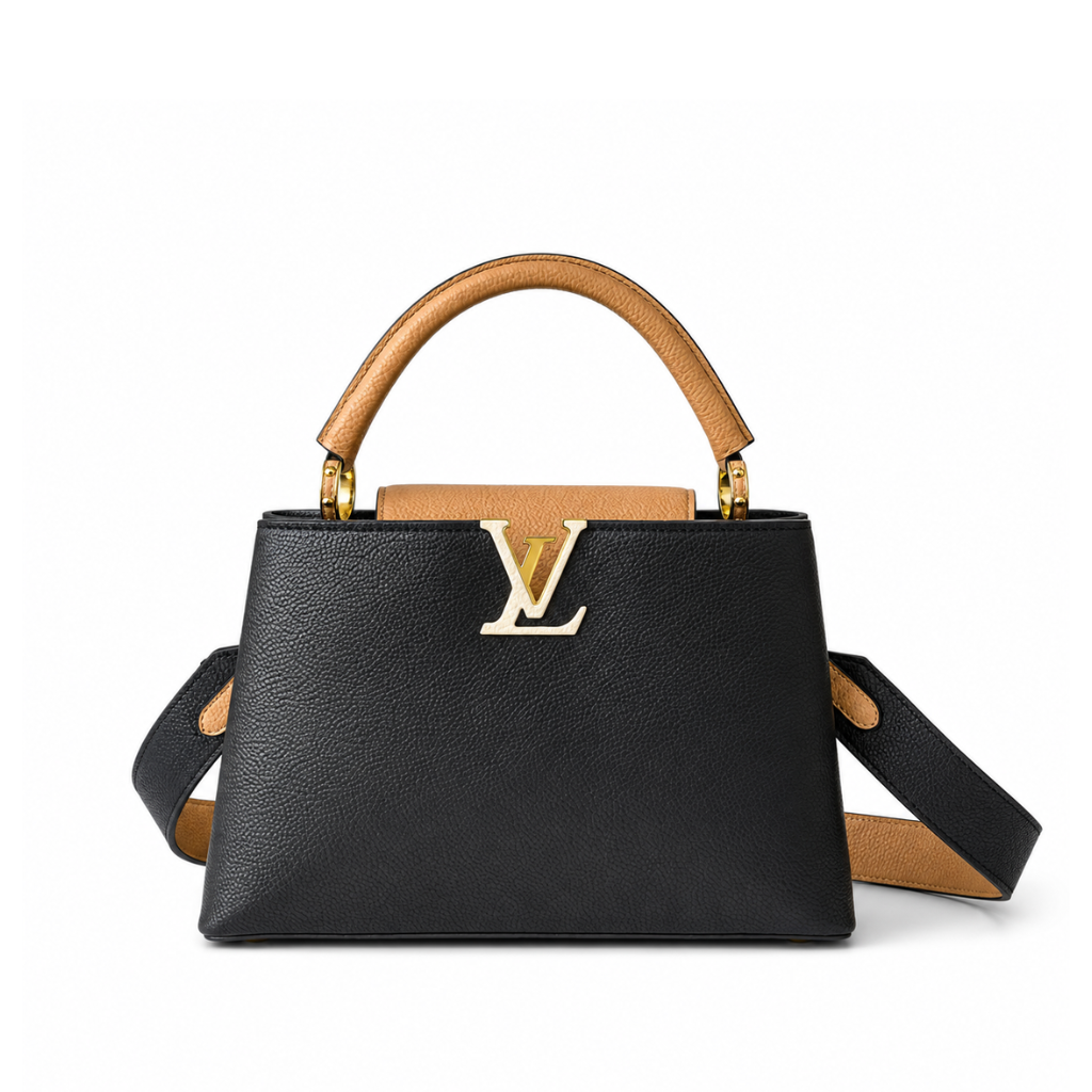 Louis Vuitton Capucines Mm Black 27Cm M59466