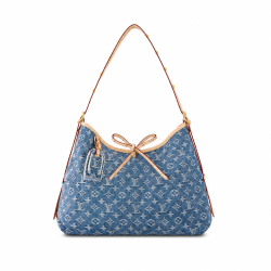Louis Vuitton Carryall Pm Denim Blue 28Cm
