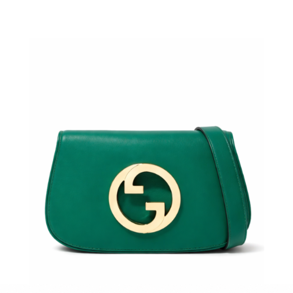 Gucci Blondie Medium Shoulder Bag In Green