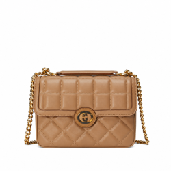 Gucci Deco Small Shoulder Bag Beige 25Cm 740834 Aab1Q 2754