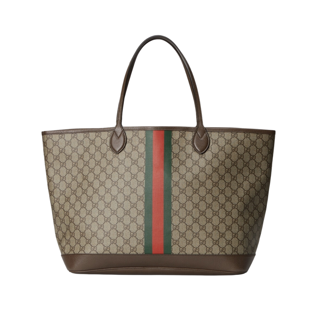Gucci Brown Ophidia GG Large Tote Bag 40Cm