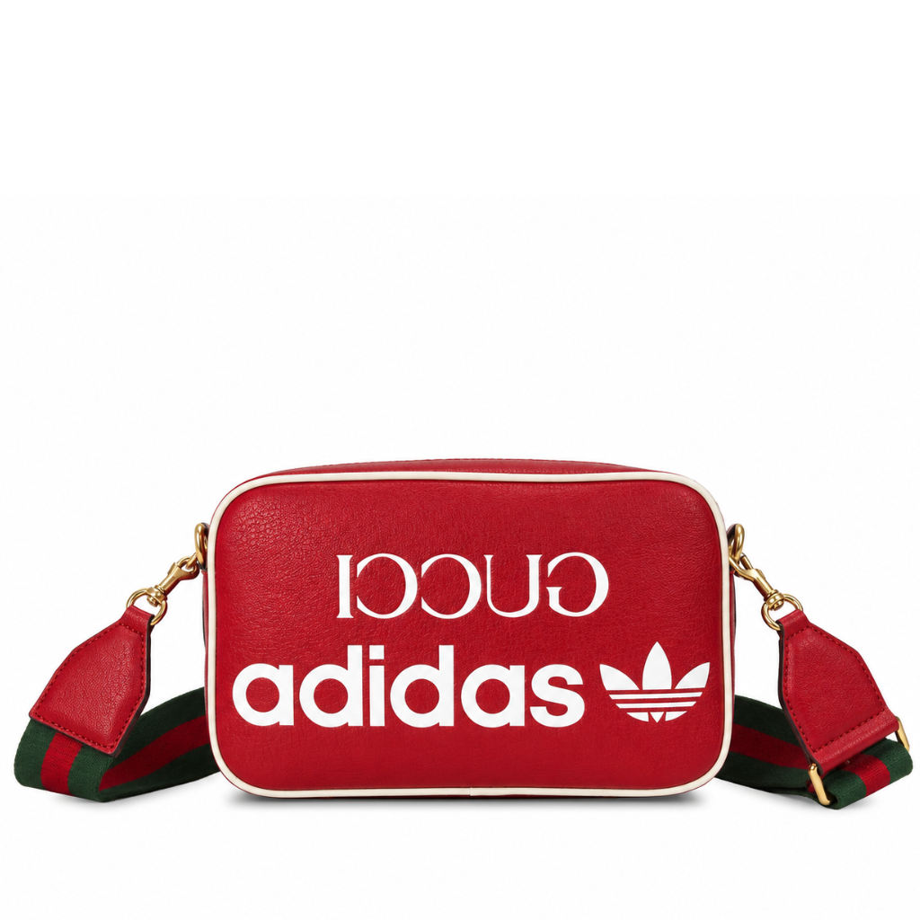 Gucci X Adidas Small Shoulder Bag Red 24.5Cm 702427 U3Zct 6563