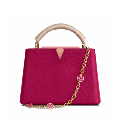 Louis Vuitton Capucines Taurillon Cowhide Dark Pink 27Cm M20845