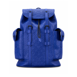 Louis Vuitton Christopher Pm Backpack Blue 48Cm M23189