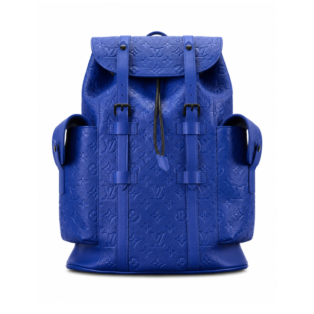 Louis Vuitton Christopher Pm Backpack Blue 48Cm M23189