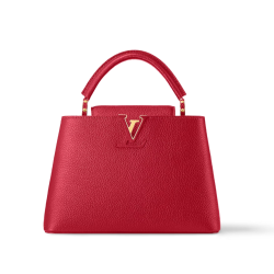 Louis Vuitton Capucines BB Bag Scarlet Red 27Cm M52689