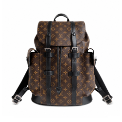 Louis Vuitton Christopher Backpack Monogram Brown Macassar Canvas 45Cm M43735