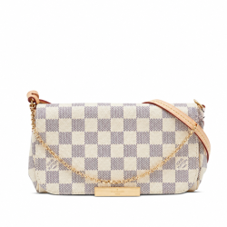 Louis Vuitton Women's Favorite Mm Damier Azur 28Cm