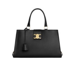 Celine Medium Appoline Bag In Supple Calfskin Black 37Cm 114963Fk6 38No