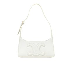 Celine Cuir Triomphe Bags In Smooth Calfskin White 198153