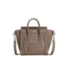 Celine Nano Luggage Bag In Drummed Calfskin Beige 189243Dru09So